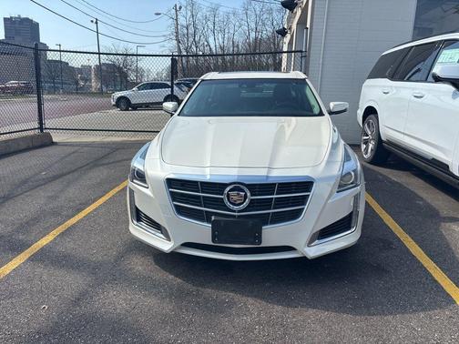 White Diamond Clearcoat 2014 Cadillac CTS 2.0L Turbo Luxury