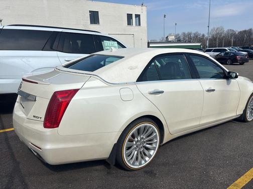 White Diamond Clearcoat 2014 Cadillac CTS 2.0L Turbo Luxury