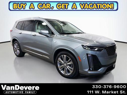 Argent Silver Metallic 2023 Cadillac XT6 Premium Luxury FWD