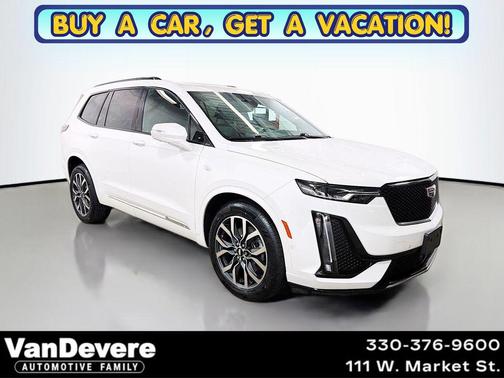 Crystal White Tricoat 2021 Cadillac XT6 Sport AWD