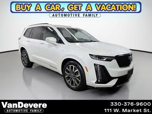 Crystal White Tricoat 2021 Cadillac XT6 Sport AWD