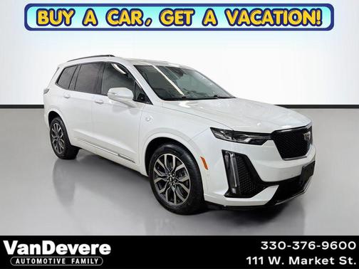 Crystal White Tricoat 2021 Cadillac XT6 Sport AWD