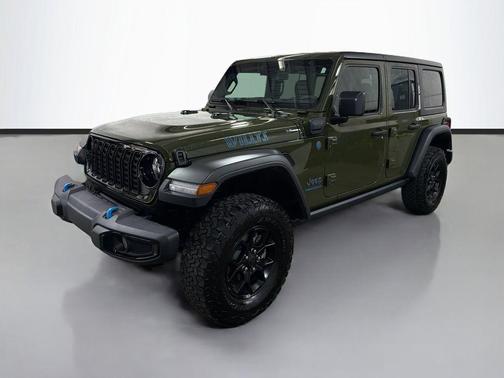Sarge Green Clearcoat 2024 Jeep Wrangler 4xe Willys