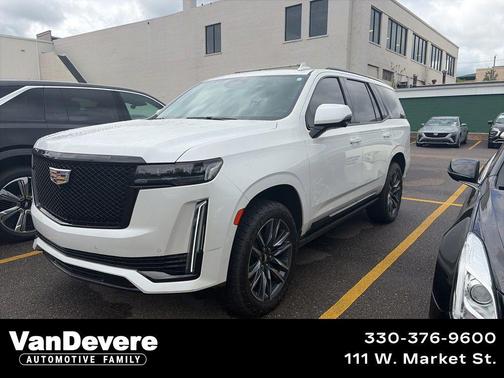 Crystal White Tricoat 2023 Cadillac Escalade Sport Platinum