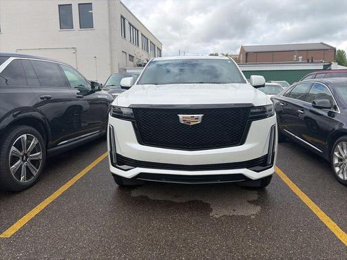 Crystal White Tricoat 2023 Cadillac Escalade Sport Platinum