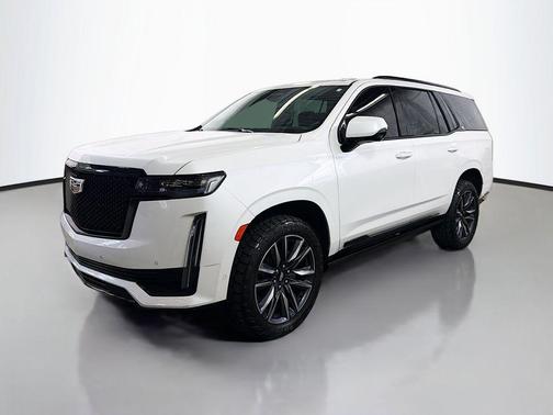 Crystal White Tricoat 2023 Cadillac Escalade Sport Platinum