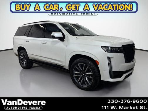 Crystal White Tricoat 2023 Cadillac Escalade Sport Platinum