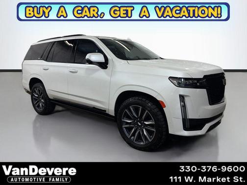 Crystal White Tricoat 2023 Cadillac Escalade Sport Platinum