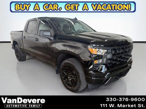 Black 2022 Chevrolet Silverado 1500 Custom