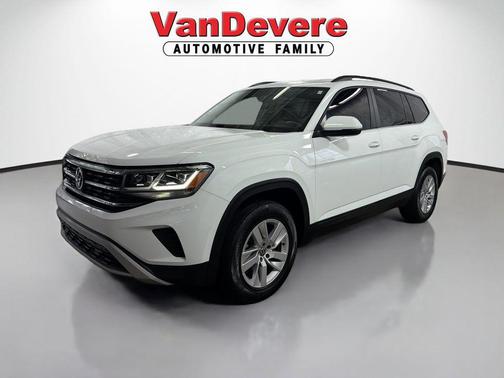 Pure White 2021 Volkswagen Atlas 2.0T S