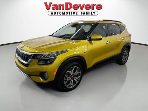 Starbright Yellow 2021 Kia Seltos SX Turbo