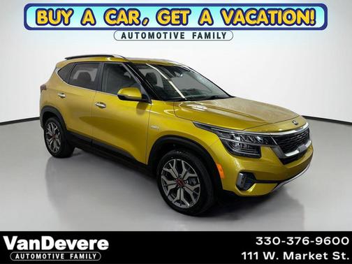 Starbright Yellow 2021 Kia Seltos SX Turbo