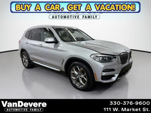 Glacier Silver Metallic 2021 BMW X3 xDrive30i
