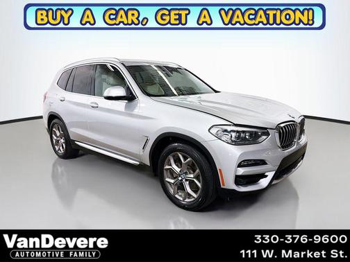Glacier Silver Metallic 2021 BMW X3 xDrive30i