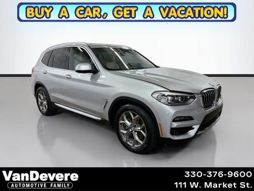 Glacier Silver Metallic 2021 BMW X3 xDrive30i