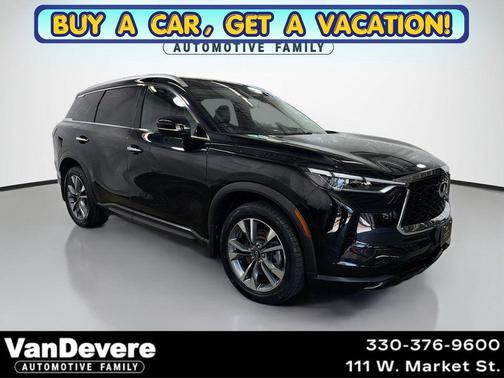 Mineral Black 2023 INFINITI QX60 Luxe