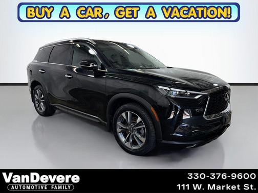 Mineral Black 2023 INFINITI QX60 Luxe