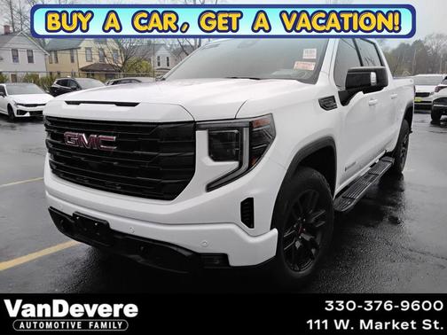 Summit White 2024 GMC Sierra 1500 Elevation
