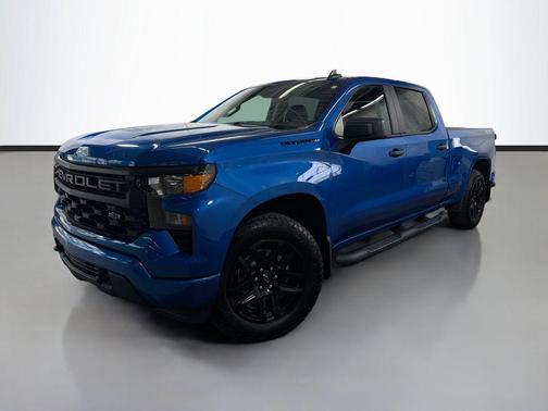 Glacier Blue Metallic 2023 Chevrolet Silverado 1500 Custom