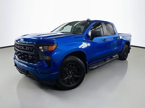 Glacier Blue Metallic 2023 Chevrolet Silverado 1500 Custom