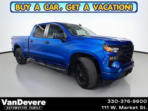 Glacier Blue Metallic 2023 Chevrolet Silverado 1500 Custom