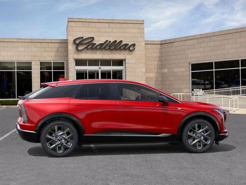 Radiant Red Tintcoat 2026 Cadillac OPTIQ Luxury