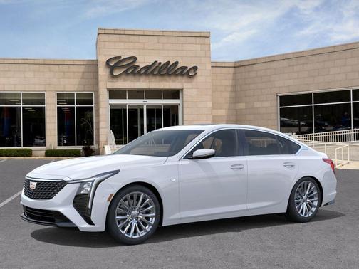 Vibrant White Tricoat 2026 Cadillac CT5 Premium Luxury