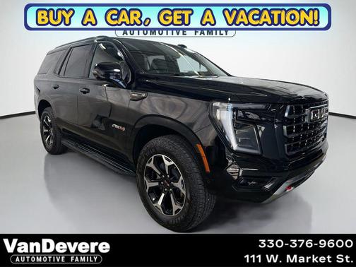 Black 2025 GMC Yukon AT4 4WD
