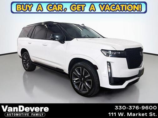 Crystal White Tricoat 2023 Cadillac Escalade Sport