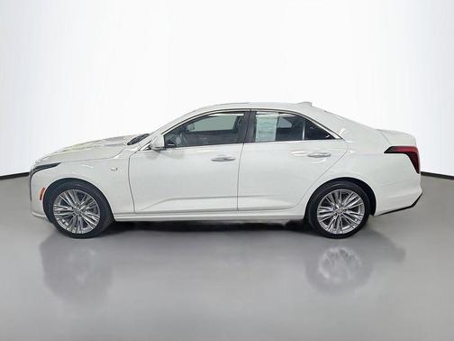 Summit White 2023 Cadillac CT4 Premium Luxury