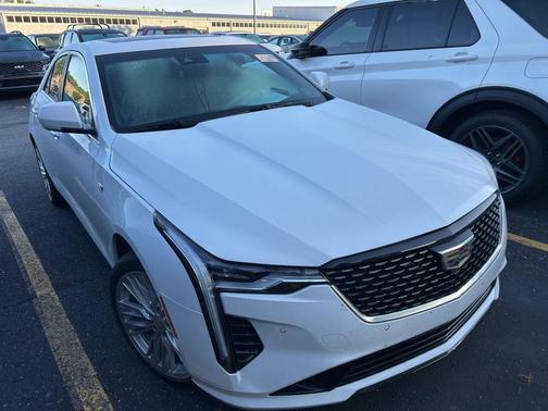 Summit White 2023 Cadillac CT4 Premium Luxury