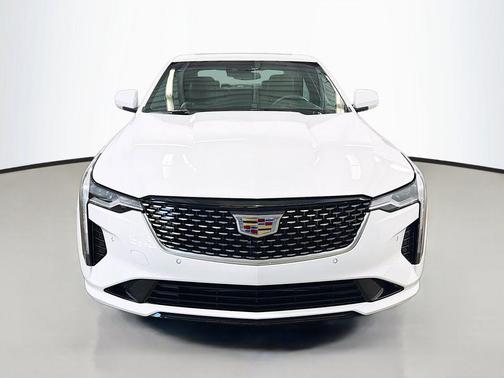 Summit White 2023 Cadillac CT4 Premium Luxury