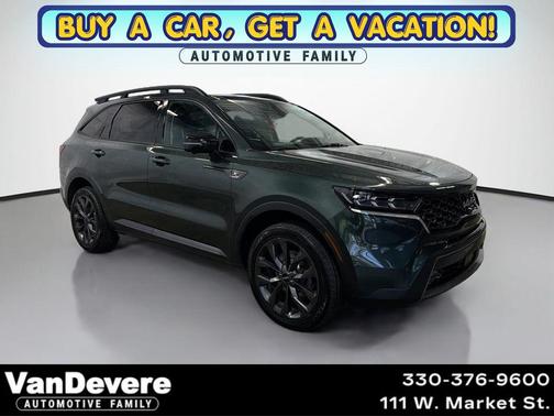 Aruba Green 2022 Kia Sorento SX
