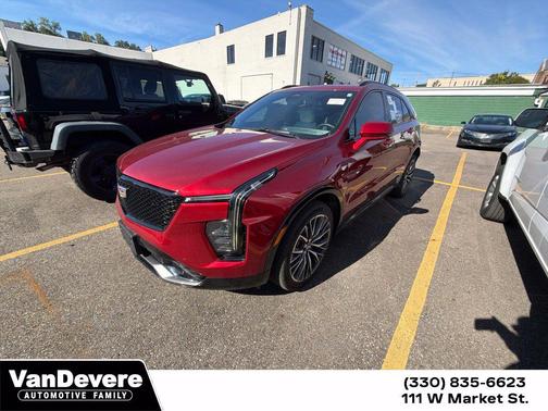 Red 2024 Cadillac XT4 Sport