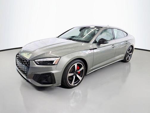 Gray Metallic 2023 Audi A5 Sportback 45 S Line Premium Plus