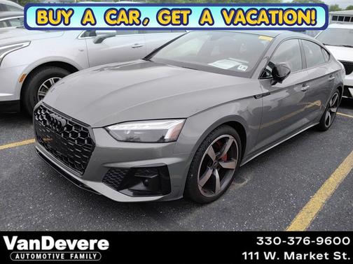 Gray Metallic 2023 Audi A5 Sportback 45 S Line Premium Plus