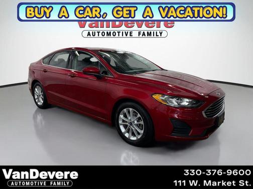 Red Metallic 2020 Ford Fusion SE