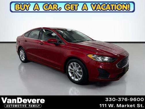 Red Metallic 2020 Ford Fusion SE