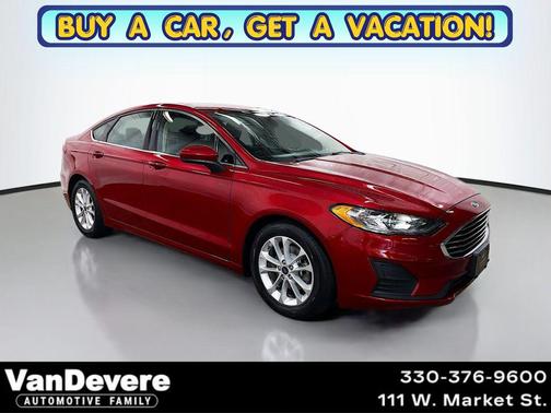 Red Metallic 2020 Ford Fusion SE