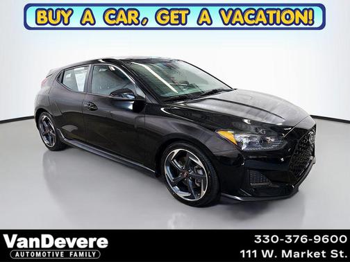Ultra Black Pearl 2019 Hyundai Veloster Base
