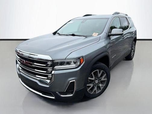 Satin Steel Metallic 2021 GMC Acadia AWD SLE