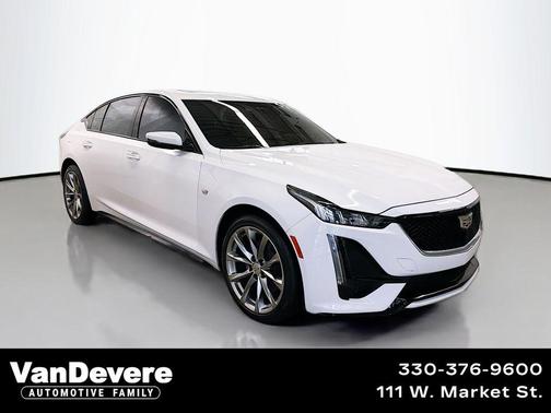 Summit White 2021 Cadillac CT5 Sport RWD