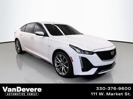 Summit White 2021 Cadillac CT5 Sport RWD