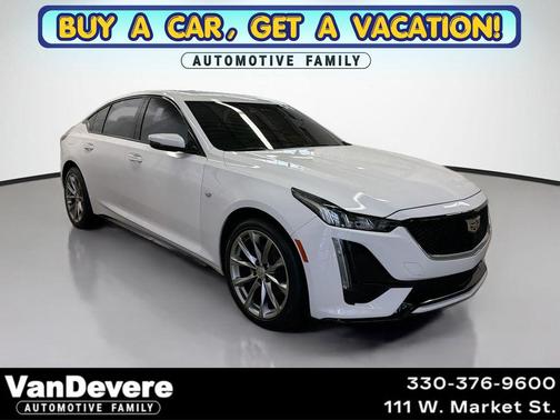 Summit White 2021 Cadillac CT5 Sport RWD