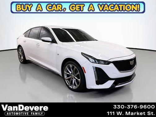 Summit White 2021 Cadillac CT5 Sport RWD