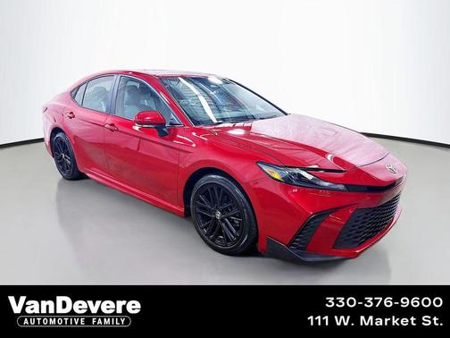 Red 2025 Toyota Camry SE