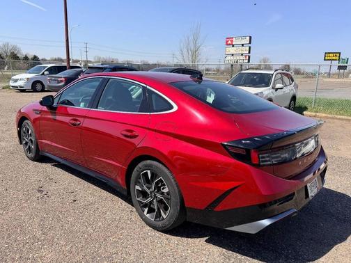 Ultimate red 2025 Hyundai SONATA SEL