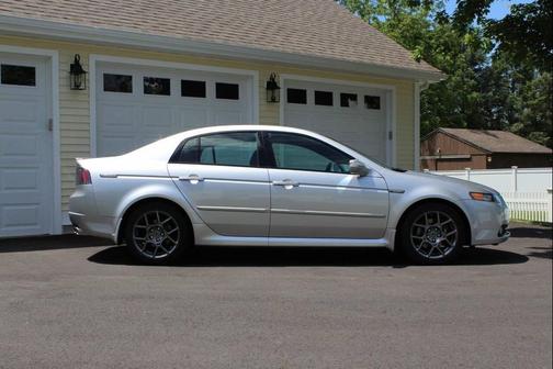 White Diamond Pearl 2007 Acura TL Type S