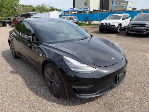 Solid Black 2022 Tesla Model 3 Long Range
