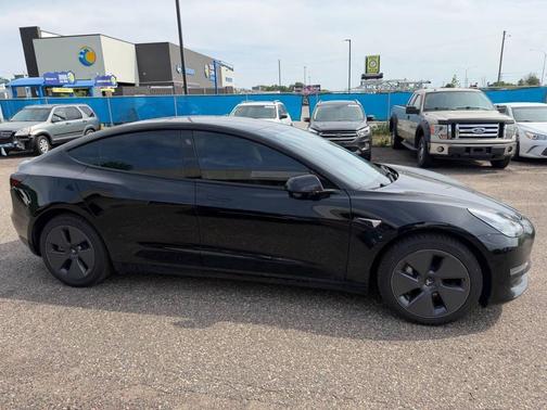 Solid Black 2022 Tesla Model 3 Long Range